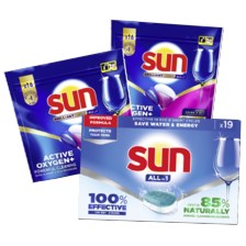 Alle Sun vaatwascapsules of vaatwastabletten